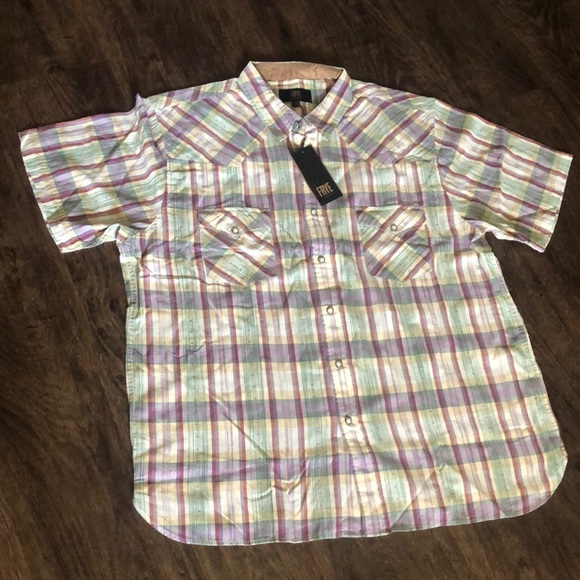 FRYE Western Button Up Shirt size XXL - Picture 3 of 8